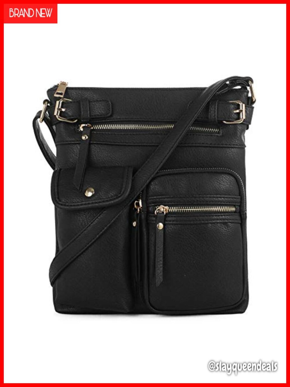 Katie Lightweight Medium Crossbody Bag Shoulder Bag Multi Pocket for Women
